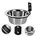 balacoo 5 Sets Wall Mounted Elevated Dog Bowl Dog Food Bowl Dog Cage Dog Bowls Small Dog Crate Raised Dog Bowl Dog Bowl on Wall Raised Cat Food Bowls Puppy Water Bowl Pet Food Bowl Folding