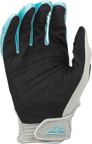Fly Racing F-16 Gloves Light Grey/Sky Blue Lg 376-812L #TOP1