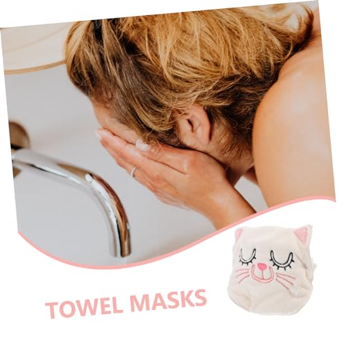 DOITOOL Toalha Quente Faciais Toalhas De Cuidados Toalhas De Vapor Facial Toalha Feminina Coral Toal