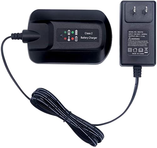 WA3742 Battery Charger for Worx 20V MAX Lithium PowerShare Battery WA3520 WA3525 WA3578 WA3732 WA3875 WA3881 WA3512.1