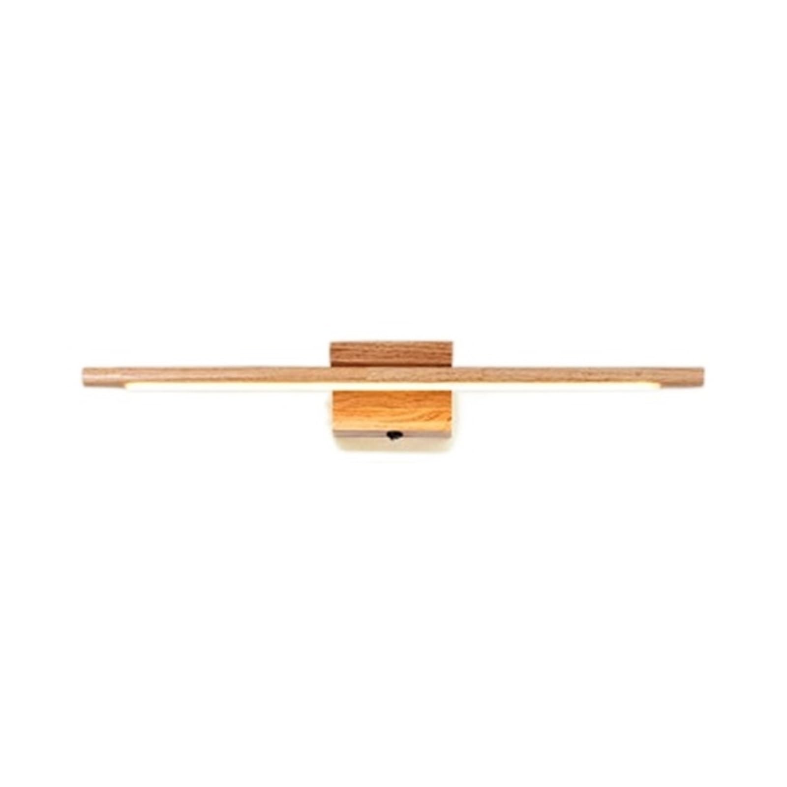 Luces de espejo LED, lámpara pared nórdica madera maciza, decoración moderna for baño, vestidor, iluminación for del hogar, apliques, lámparas con interruptor Uso versátil(Cool)