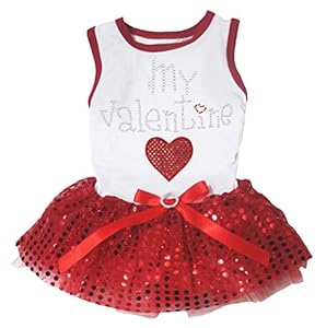 Petitebella GT072 Hunde Kleid My Valentine