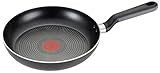 T-fal A68805 Soft Sides Nonstick Thermo-Spot Dishwasher Safe Oven Safe Fry Pan Cookware, 10-Inch, Black