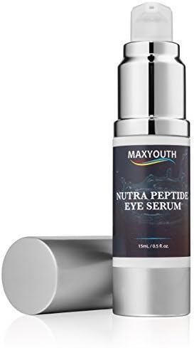 Maxyouth Peptide Anti Aging Wrinkle Eye Serum - One Of The Most Effective Eye Cream Eye Gel for Under Eye Bags, Wrinkles, Puffiness.