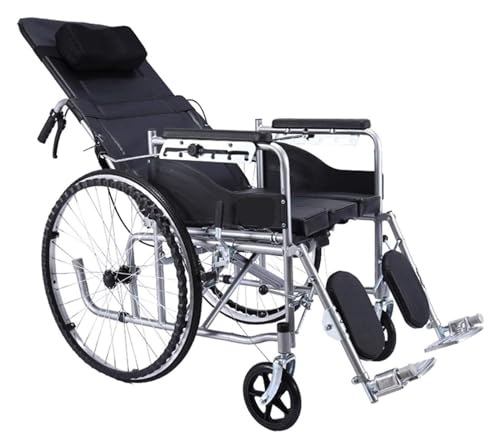 折りたたみ車椅子 折りたたみ車椅子リクライニング高齢者プッシュ客室乗務員車椅子シート幅 50 センチメートル耐えることができる 150 キロプッシュタイプ 快適