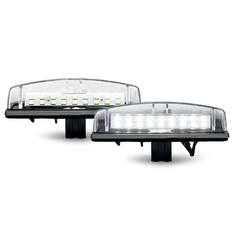 Luz de matrícula para Toyota Prius 2000-2003 NHW11 iluminación trasera led de repuesto 2 piezas