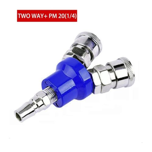 Conector neumático redondo SMV de dos vías para conectar herramientas de aire sin fugas 3