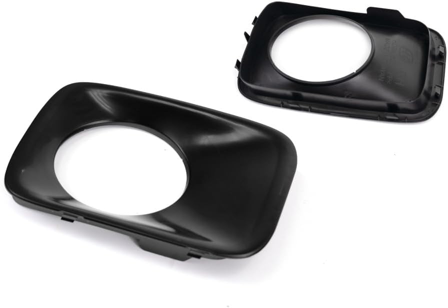 For Honda Pilot 2009 2010 2011 Fog Light Bezel Driver and Passenger Side | Pair | Front | Primed | Replacement For HO1038101, HO1039101 | 71107SZAA00ZZ, 615343734132, 71102SZAA00ZZ