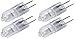 Price comparison product image electrosmart Quantity: 4 Clear 20w G4 12v Halogen Capsule Bulbs/Lamps ~ 2000hrs