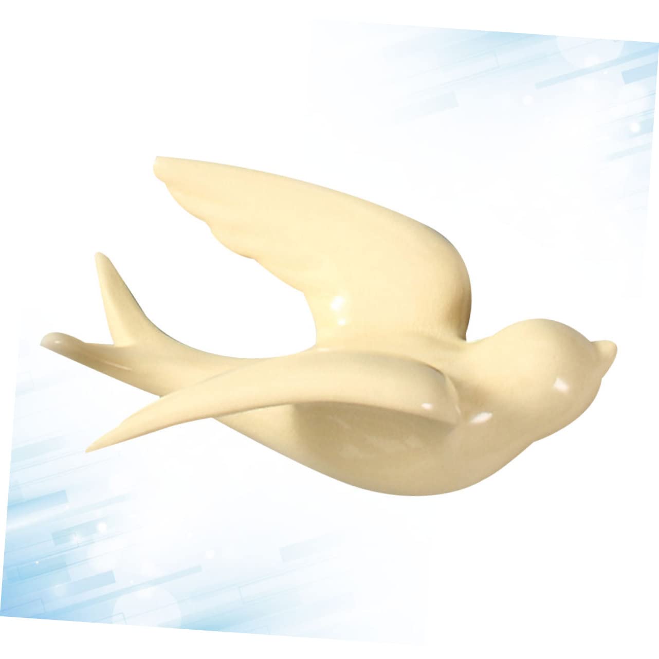 Decorazione da Parete Animale in Ceramica Stile Nordico Beige