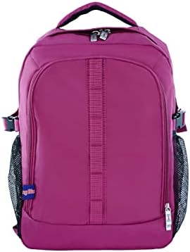 Boardingblue 18" Personal Item Under Seat Laptop Backpack for American, South West, Spirit, Frontier Airlines (Purple) FreeShip