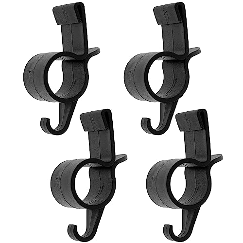 VICASKY 4pcs Car Trunk Umbrella Holder Bag Hanger Rack, Universal Car Rear Umbrella Holder Storage Box Hook Organizer Fastener Clip for Auto Vehicle Wall