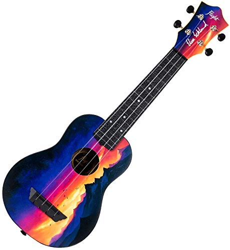 Elise Ecklund Signature Sunset Travel Ukelele – Soprano - Les Beatles, Paul McCartney, John Lennon, RIngo Starr, George Harrison Elise Ecklund Signature Sunset Travel Ukelele - Soprano – Image 3