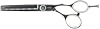 Cricket Logo Gold Series Pro 30T Thinning Shear Professional Stylist Barber Hair Cutting Scissors, Texturizing, Removing Bulk, Stainless Steel, Convex Edge. Includes a Hair Dryer Gift