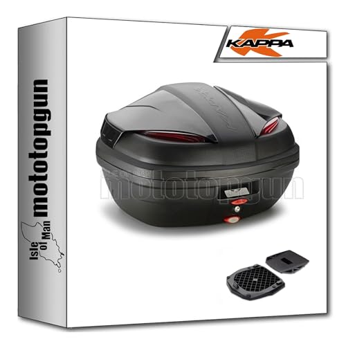 Top case Kappa K47NN support K228M évite les sacs lourds sur Yamaha FJR 1300