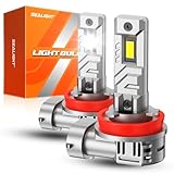 SEALIGHT H11 Light Bulbs, H8/H9 /H16 Bulbs, 30,000LM High Power 8×Brighteness for ATVs & Powersports...