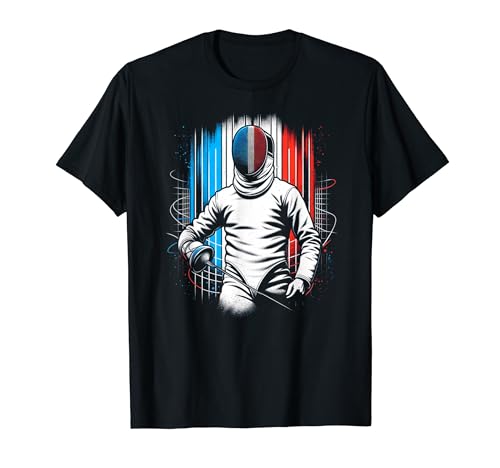 Clôture drapeau français garçons escrime france T-Shirt