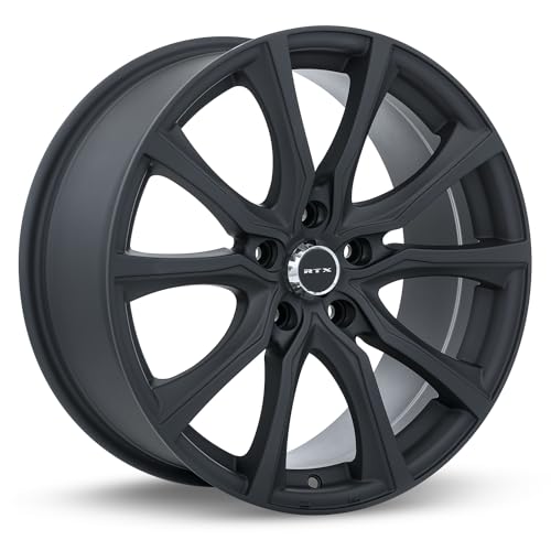 RTX Contour Custom Wheel - 17x7.5, 40 Offset, 5x114.3 Bolt Pattern, 73.1mm Hub - Matte Black Rim