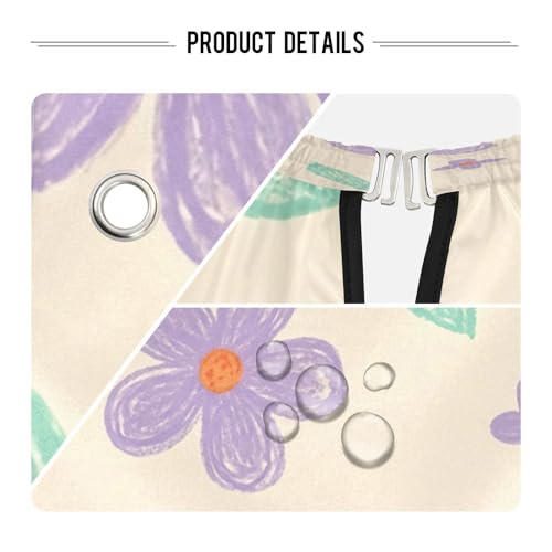 Capa para cortar cabello impermeable profesional MAOBLYR con cierre ajustable de broches, en diseño Floral de menta verde con hojas miniatura 4