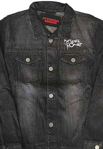 My Chemical Romance Denim Jacket The Black Parade Band Logo Official Unisex3