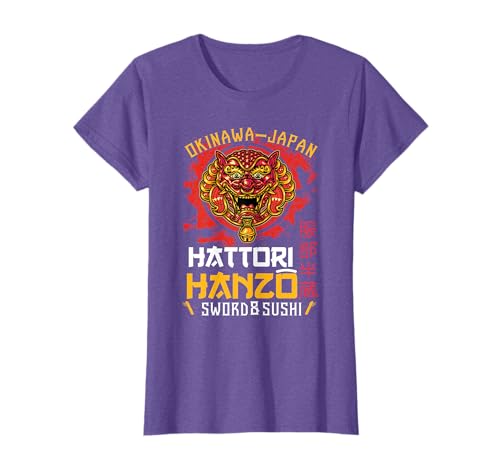 Warrior Warrior Okinawa Japan Hattori Hanzo sword and sushi T-Shirt