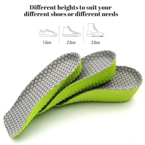 Plantillas para Aumentar Altura, 3 Pares, Hombres y Mujeres miniatura 2