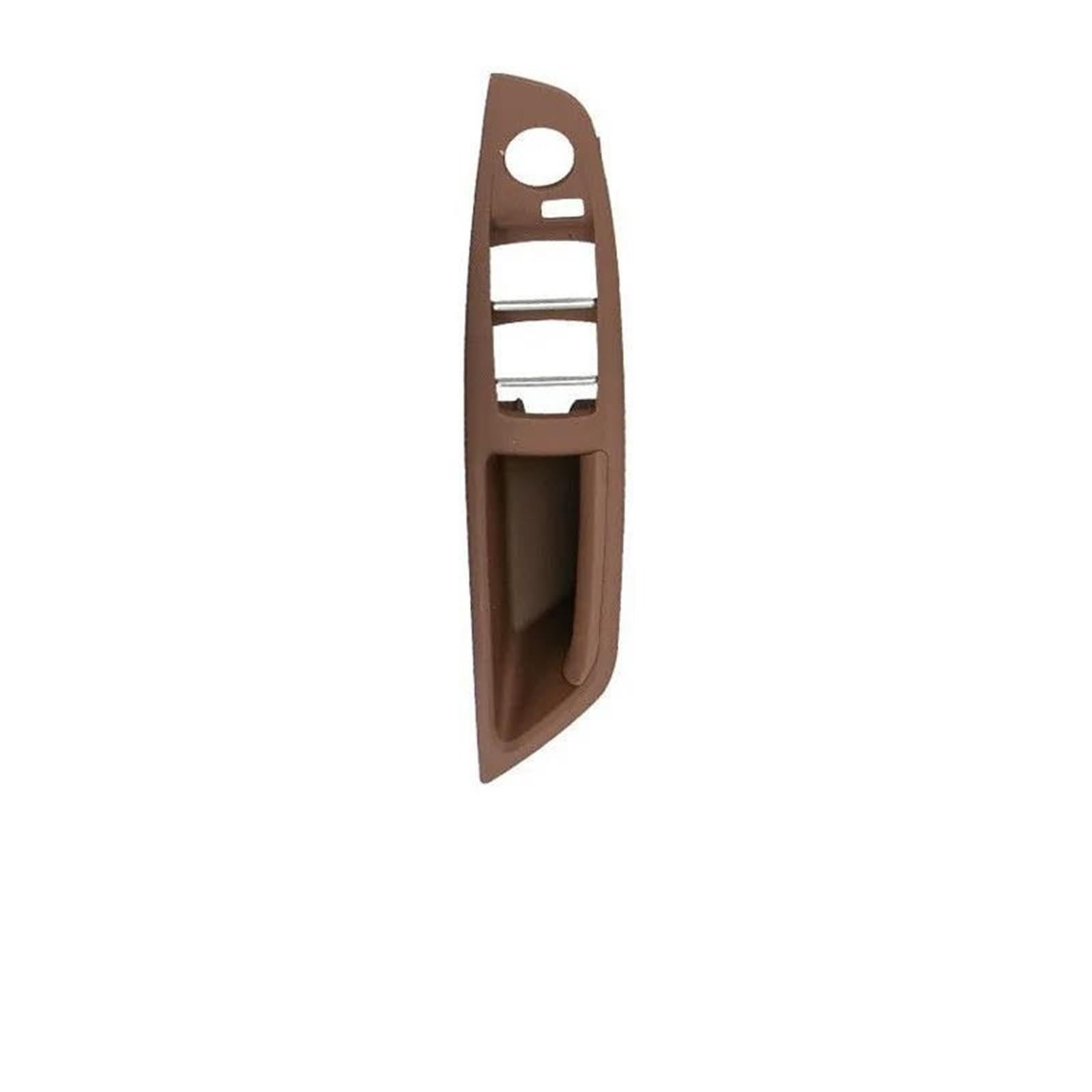 NOHEEU LHD Interior Door Pull Handle Armrest Panel Trim for BMW F10 F11 5 Series 51417225865(Red Brown)
