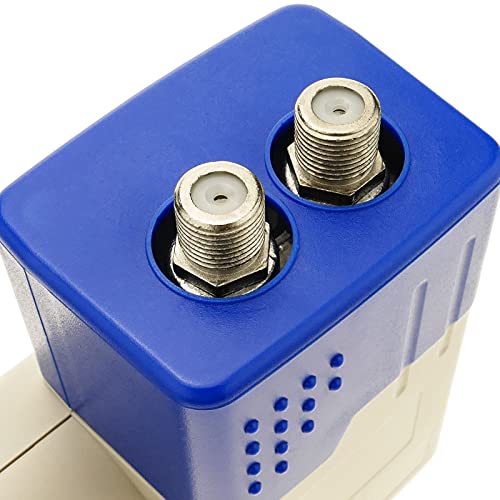 BeMatik - Conversor LNB doble de 57mm para antena parabólica - imagen 4