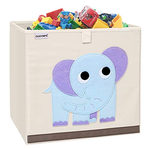 Dodymps Foldable Animal Toy Storage Bins/Cube/Box/Chest/Organizer For Kids & Nursery, 13 Inch (Elephant) #TOP1