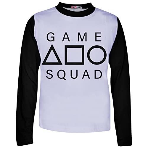 Girls Boys Game Squad Pyjamas Cosplay Children PJs 2 Piece Set Lounge Suit Top Bottom Pyjamas 2-13 Years2