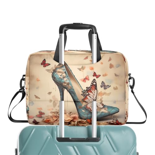 Bolso para Laptop 15.6-16 pulgadas estilo retro con asas miniatura 7