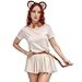 Dxhycc Monkey Costume Set with Headband, Tail, Bowtie and Tutu Skirt, Animal Fancy Costume Kit Accessories