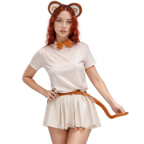 Disfraz de Mono con Diadema, Cola y Falda Tutú miniatura 4