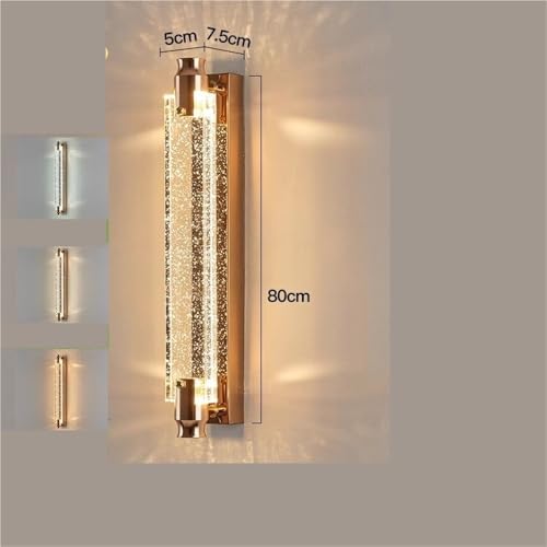Lámpara de pared de cristal de lujo negra con un diseño sofisticado de burbujas decorativas 3