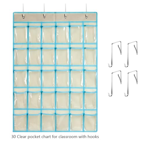 Organizador de celular para pendurar, tabela de bolso para suporte de calculadora, 30 tabelas de bol