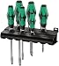 Produktbild Wera 334/355 SK/6 Schraubendrehersatz Kraftform Plus Lasertip + Rack, 6-teilig, 05007681001