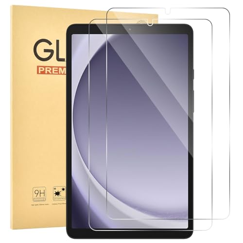 Jngnpn 2 Pack Screen Protector for Samsung Galaxy Tab A9 [8.7 inch],9H Hardness Tempered Glass Film,Case Friendly,Touch Sensitive,Anti-Scratch,Bubble Free（Clear）