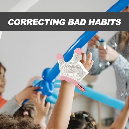 Baby Finger Sucking Stop Gloves Thumb Protector for Boys and Girls Nail Biting Guard Soft Cotton for Home and Outdoor Use 1 Pair3