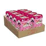 Meiji Hello Panda Cookies, Strawberry Crème Filled - 6 oz, Pack of 8, 64 Bags Total - Bite Sized Cookies with Fun Panda Sports