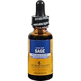 Herb Pharm Certified Organic Sage Liquid Extract for Mental Clarity Support - 1 Ounce