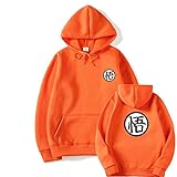 Huateng Herren Dragonball Hoodie Super Son Goku Hoodie Goku Pullover Unisex Hoodie Sweatshirt Warme Kleidung