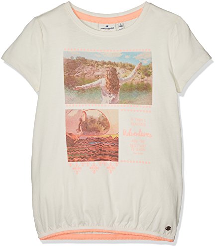 TOM TAILOR Tee with Lace Elastic Tape T-Shirt