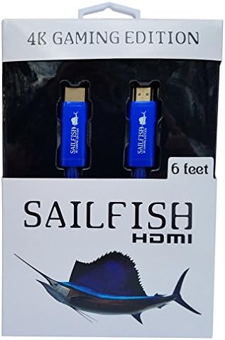 4K Ultra HD HDMI Cable Supports 2160p, 4K@60Hz, HDR, ARC with Cable Management Strap Compatible with Xbox Series S, Xbox One, PS5, PC, HDTV, Blu-Ray (6 Feet, Blue)