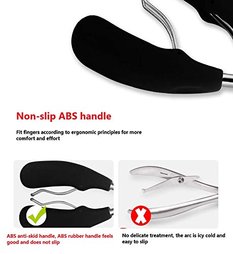 Miniatura 4 de Juego de cortaúñas, 4 unidades, cortaúñas para uñas gruesas, fúngicas o encarnadas con mango suave más ligero