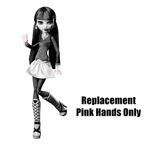 Replacement Parts For Monster High Frightfully Tall Ghouls Draculaura Doll - Dhc42 ~ Replacement Pink Hands #TOP4