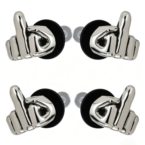 Lunsom Single Hole Pull Handles, Dresser Knobs Drawer Cabinet Hardware for Wardrobes Bookcases Closets,4pcs,Silver