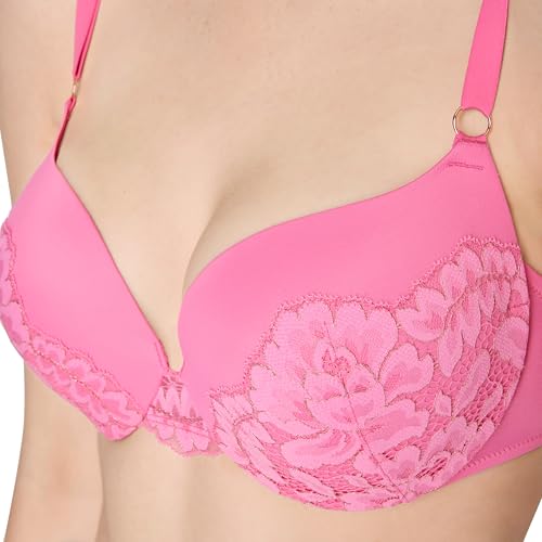 Image of Maidenform Women's Push-Up Bra, Love The Lift Lace Demi Push-Up Bras for Women, Smoothing, Underwire, Convertible Straps