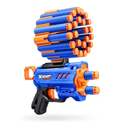 XSHOT Insanity Micro Blaster Dual Pack (2PK) by ZURU with 48 Air Pocket Technology Foam Darts and Dart Storage, Outdoor Toy for Boys and Girls, Teens and Adults aged 8+ - Image 2