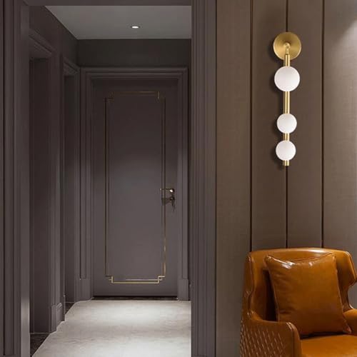 Appliques murales de luxe à diffusion douce pour éclairage de couloir