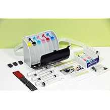 Empty CISS Refill Cartridge Kit Works with Artisan 1430 Stylus Photo 1400 Printers Empty CISS System